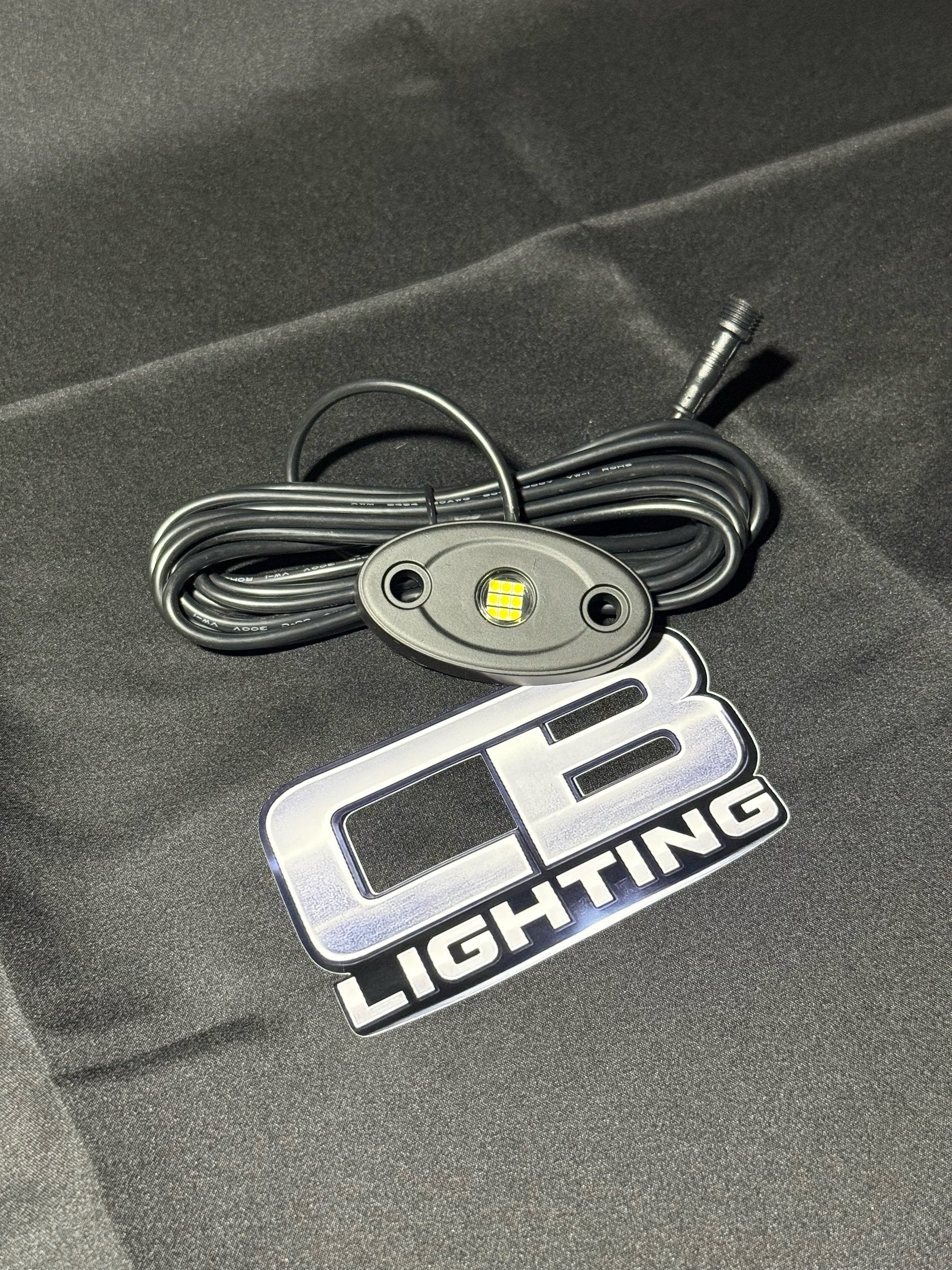 9 LED Pure White Rock Lights