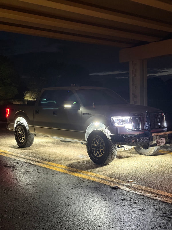 219 LED Pure White Rock Light Kit