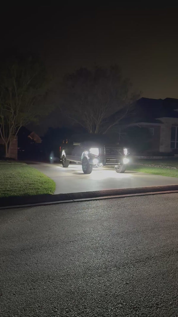 104 LED Pure White Rock Light Kit