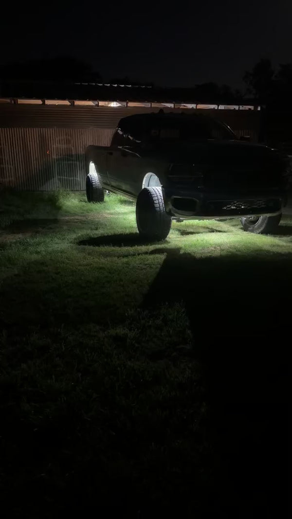 9 LED Pure White Rock Lights